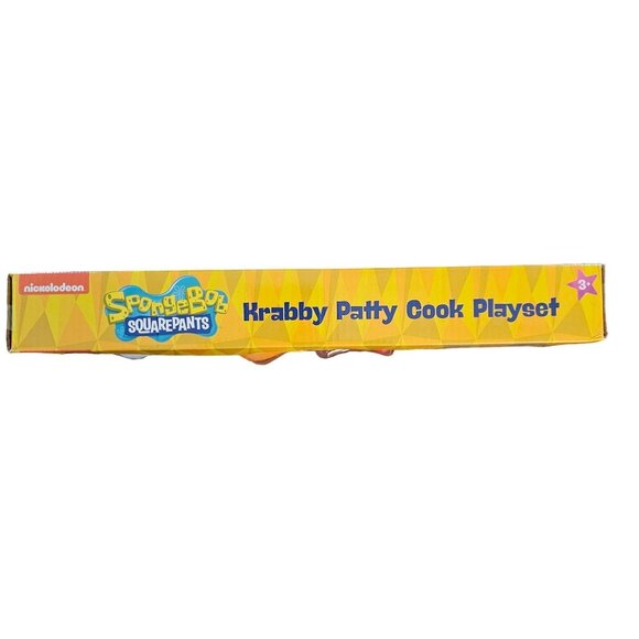 SpongeBob SquarePants Krabby Patty Cook Playset 27 Pieces For Kids Ages 3+ - Picture 5 of 6
